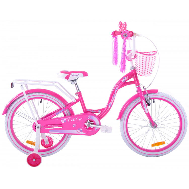 Detský bicykel 20 Fuzlu Lilly ružový